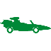 example die cut shape of a race car