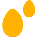 example die cut shape of eggs