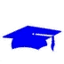 example die cut shape of a graduation cap