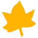 example die cut shape of a maple leaf
