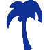 example die cut shape of a palm trea