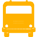 example die cut shape of the back of a school bus