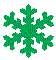example die cut shape of the last snowflake